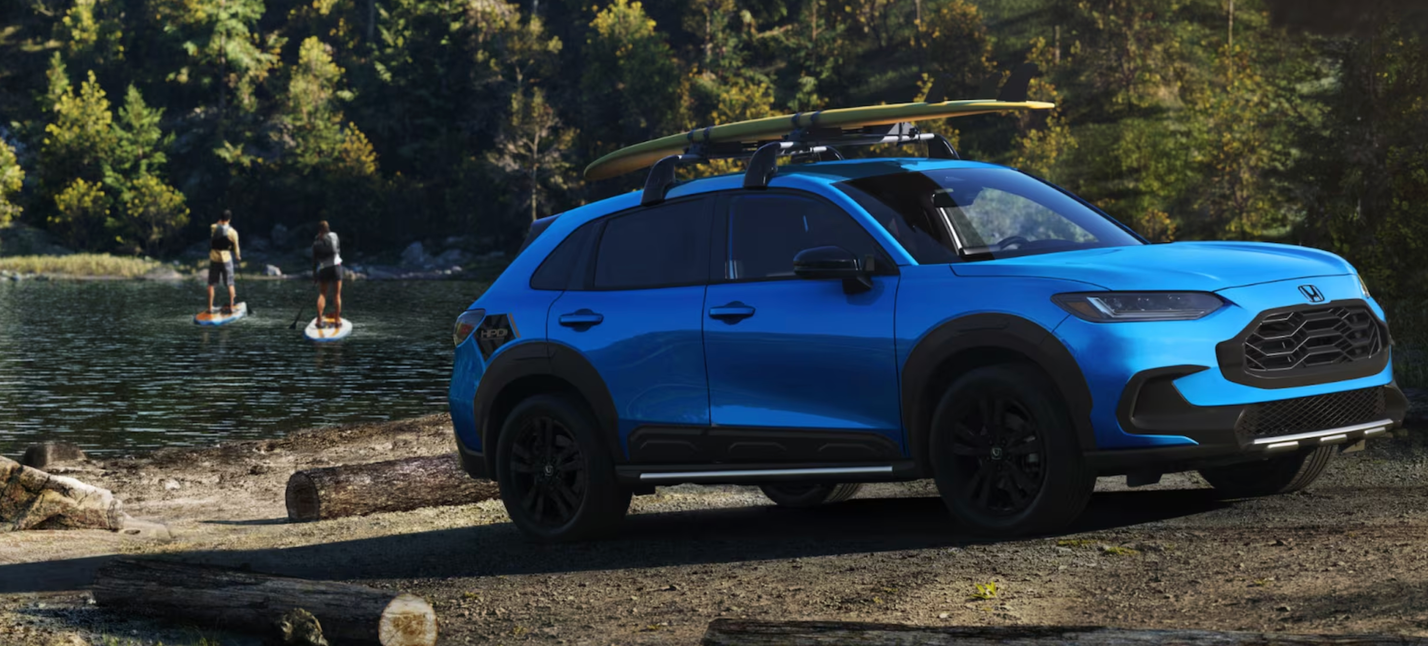 New 2026 Honda HR-V in Boost Blue Pearl Near Cambridge