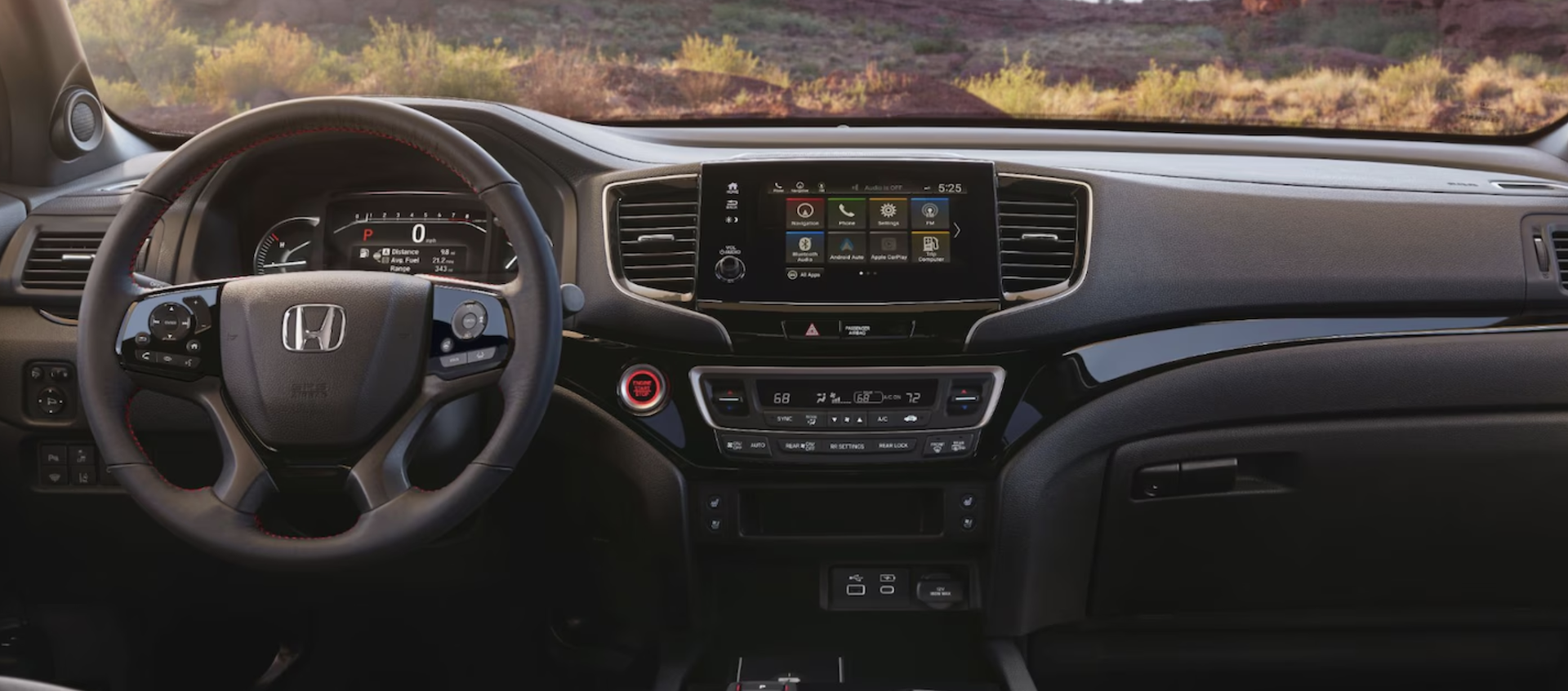 New 2025 Honda Passport Interior Technology Features Near Me in Zanesville, OH