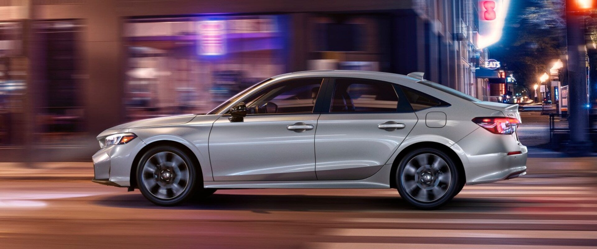 Solar Silver Metallic 2026 Honda Civic Sedan near Newark