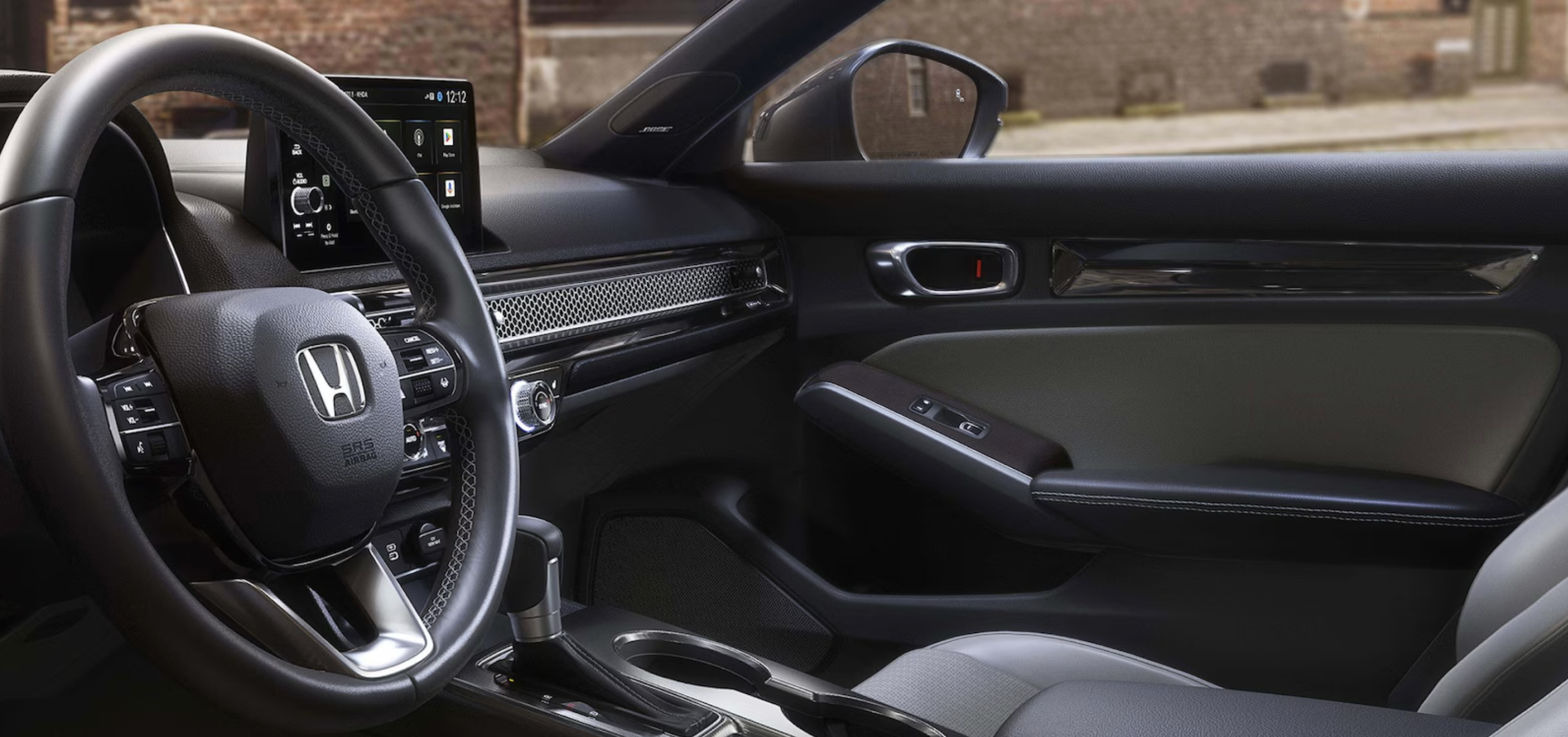 Interior of the 2026 Honda Civic Hatchback for sale near Newark